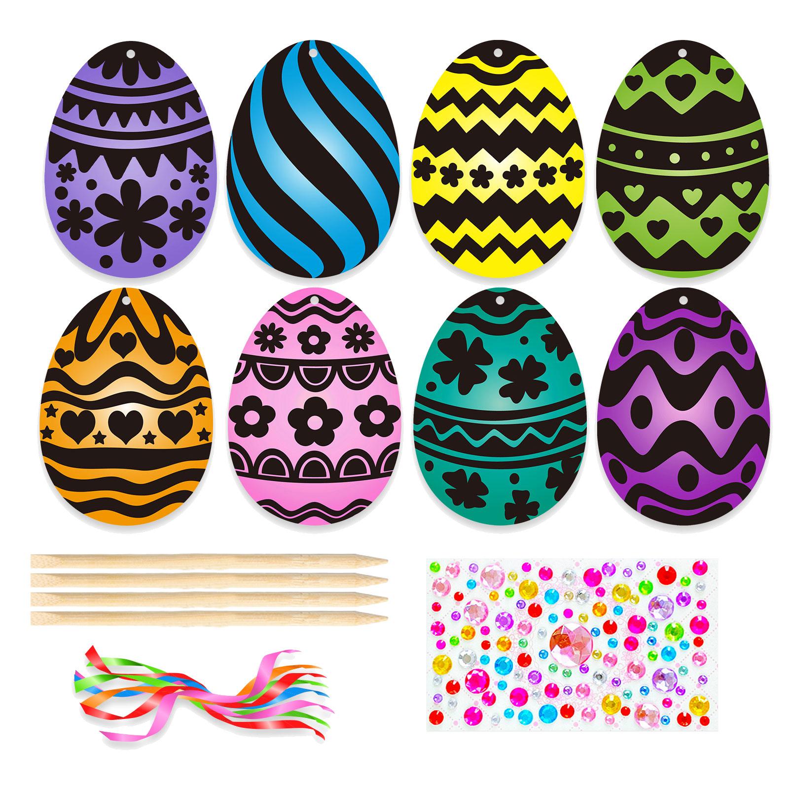 Easter Scratch Art Paper Set f - Papercraft Supply Ribbon 评论和价格