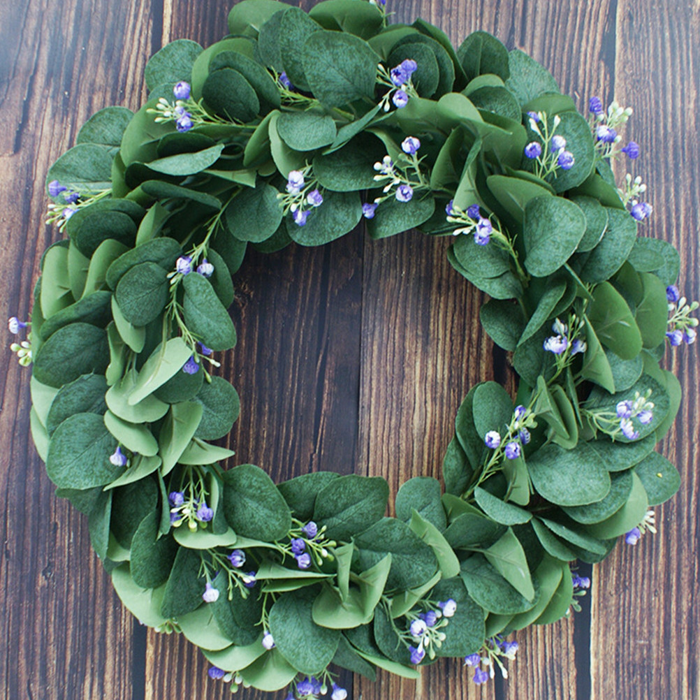 Hanging Wreath Simulation Leaf - Event Party Shop 评论和价格