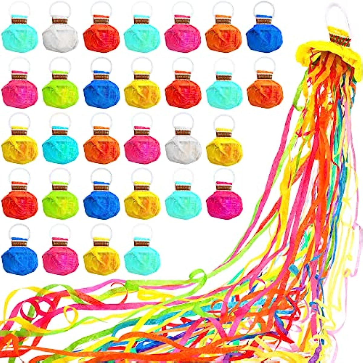 10Pcs Poppers Hand Throw Strea - Confetti Cannon Tube 评论和价格