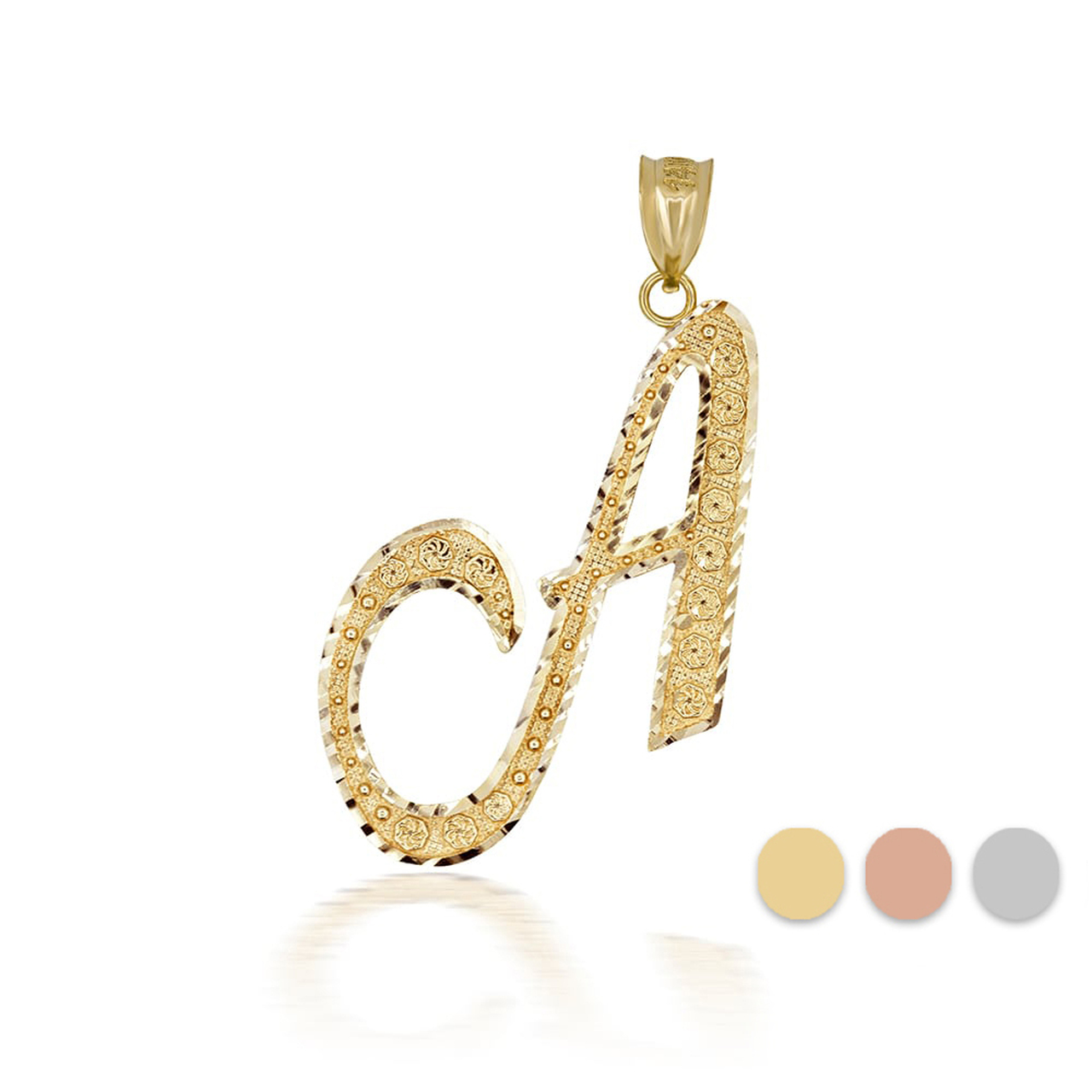 Gold Cursive Initial Letter “A - Event Z 评论和价格