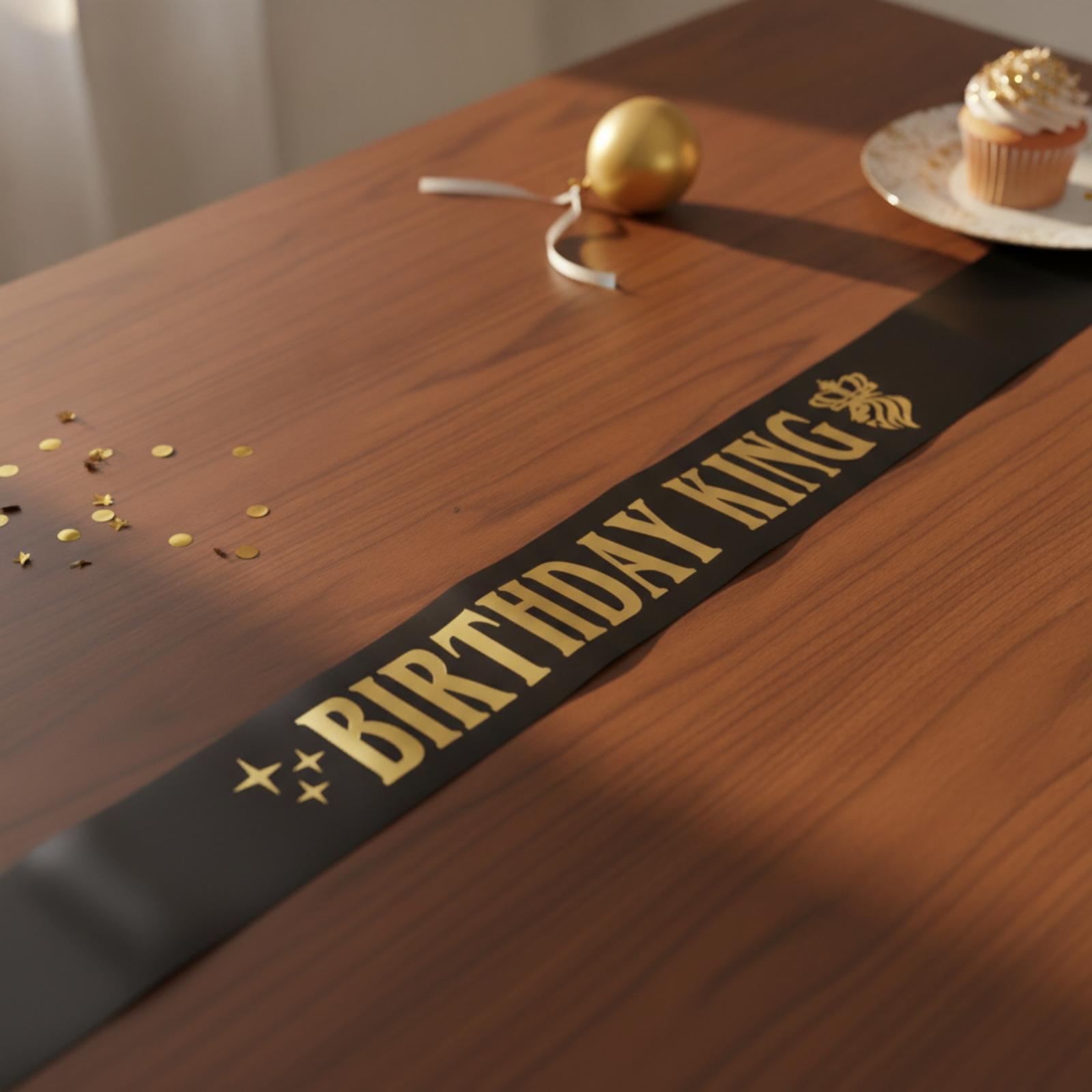 Birthday King Party Crown Glit - Birthday Sash Glitter 评论和价格