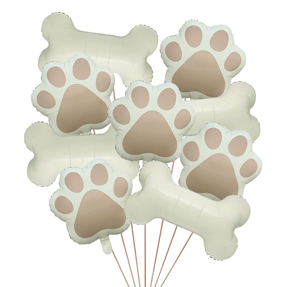 9Pcs/Set Let us Pawty Big Dog  - Let'S Party Event Supply 评论和价格