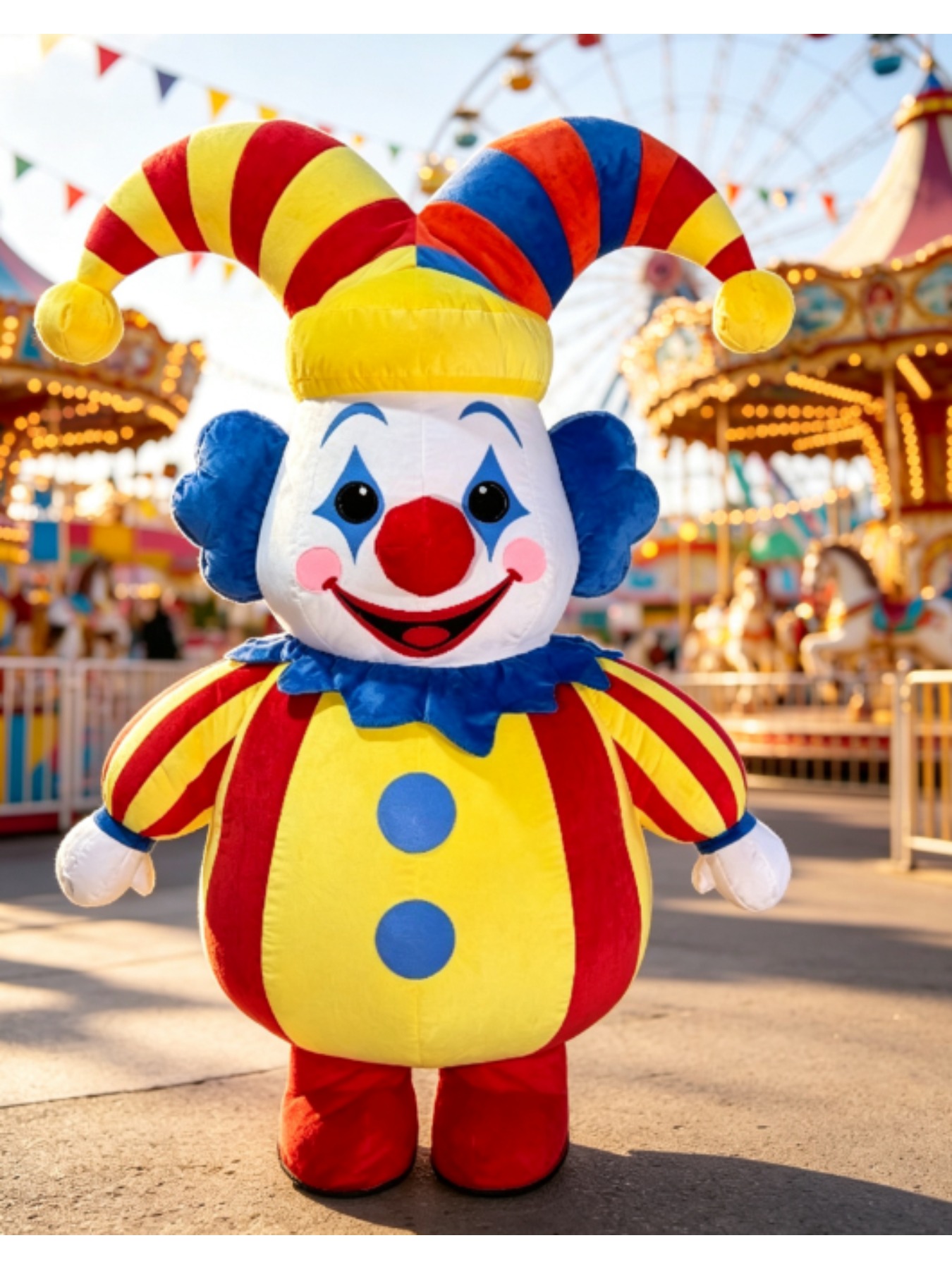 Inflatable Circus Clown Mascot - Event & Party Supply 评论和价格