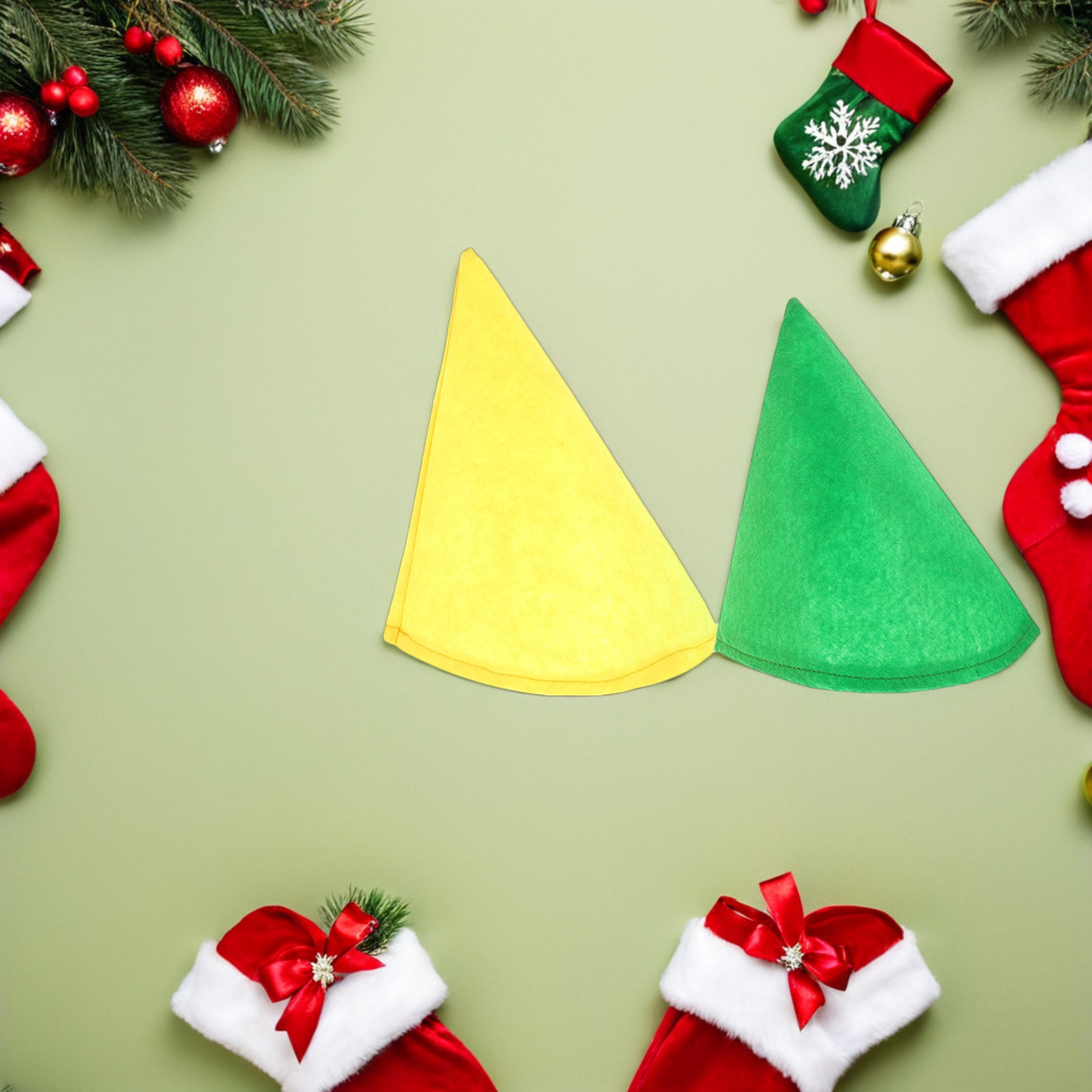 6Pcs Felt Cone Gnome Hats Birt - Party Hat Cone 评论和价格