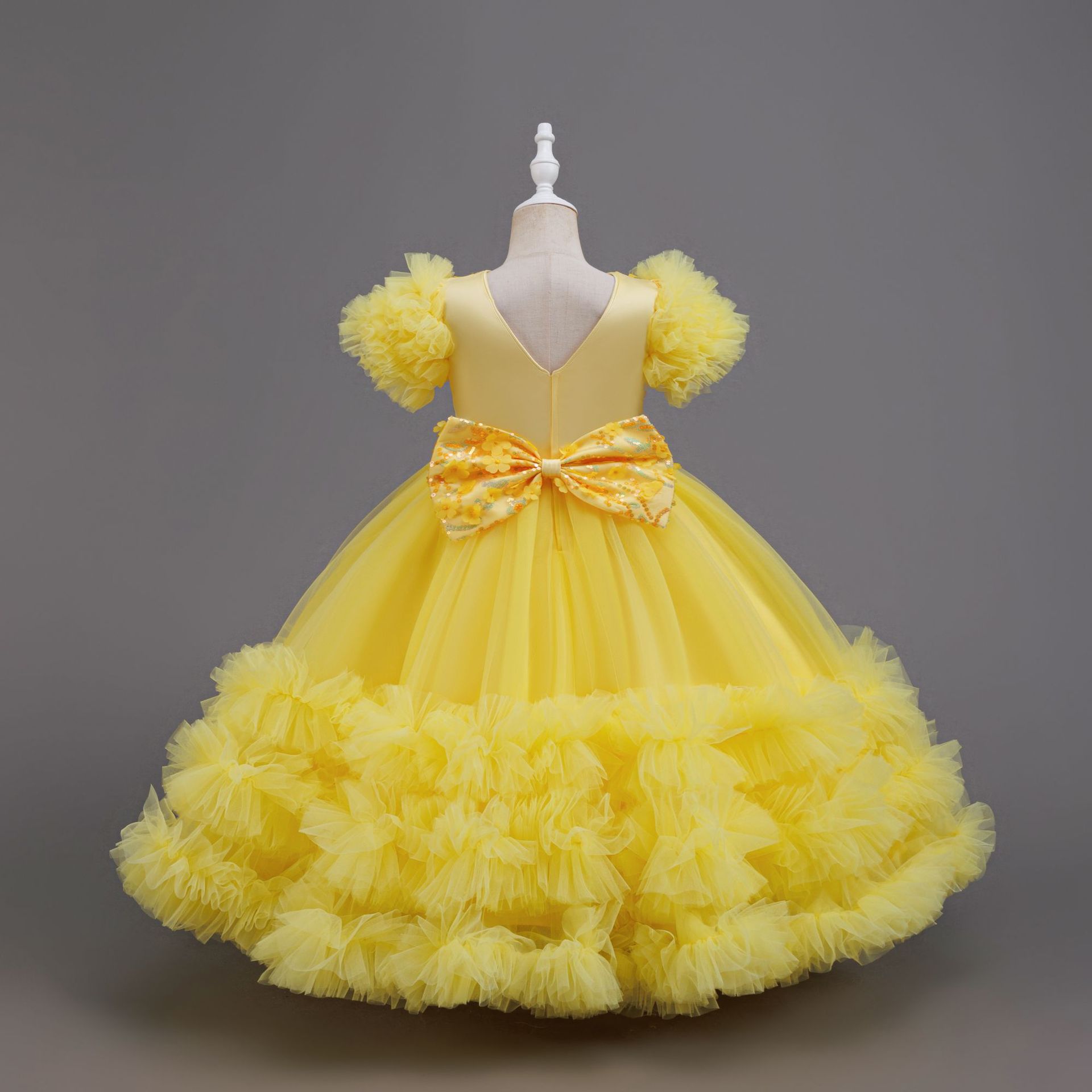 Girls Summer Yellow Sequin Wed - Glitter Tablecloth 评论和价格